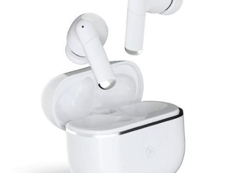 Auriculares Noise Cancelling True Wireless Bluetooth Force Play II -Branco on Sale