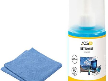 Kit Limpeza de Ecrãs  Accsup 200ml Hot on Sale