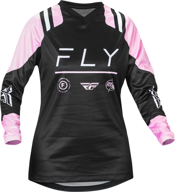 WOMEN S F-16 JERSEY BLACK LAVENDER MD Cheap