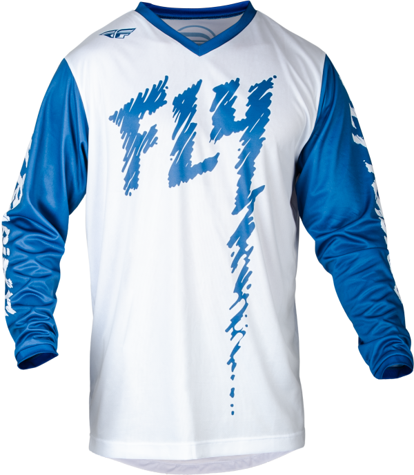 YOUTH F-16 JERSEY TRUE BLUE WHITE YL Online Sale