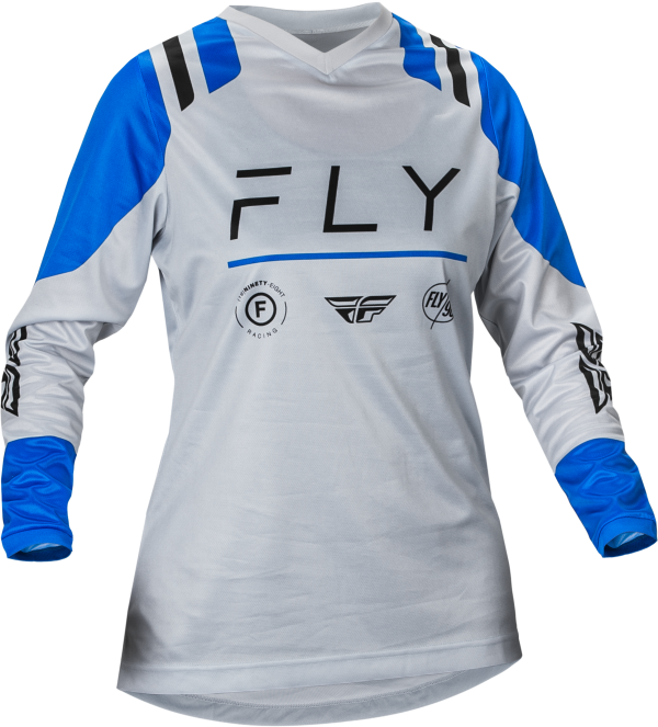 WOMEN S F-16 JERSEY ARCTIC GREY BLUE SM Hot on Sale