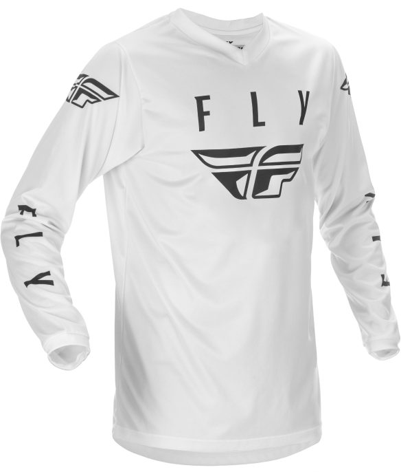 YOUTH FLY UNIVERSAL JERSEY WHITE BLACK YX For Sale