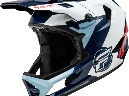 YOUTH RAYCE HELMET RED WHITE BLUE YL Cheap