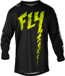 YOUTH F-16 JERSEY BLACK NEON GREEN LIGHT GREY YX For Discount