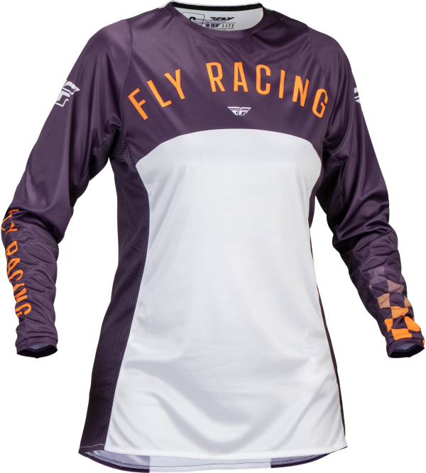 WOMEN S LITE JERSEY DEEP PURPLE WHT NEON CORAL 2X Fashion