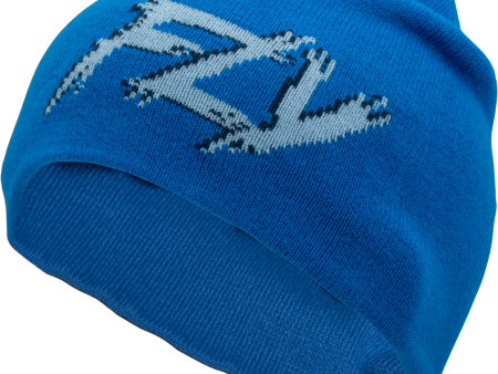 FLY FITTED BEANIE BLUE BLACK Online Sale