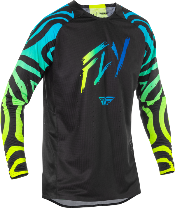 EVOLUTION  DST ZEN JERSEY BLACK BLUE HI-VIS 2X For Discount