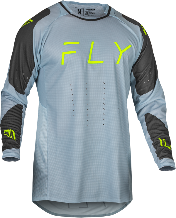 EVOLUTION DST JERSEY ICE GREY CHAR NEON GREEN XL For Sale