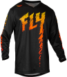 YOUTH F-16 JERSEY BLACK YELLOW ORANGE YM Hot on Sale