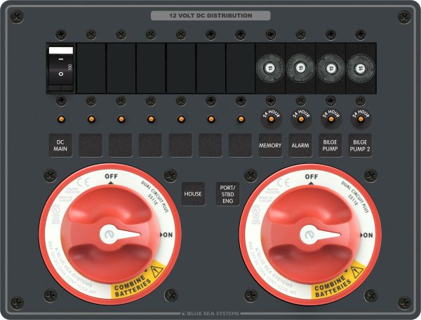 Blue Sea Triple Battery Bank Management Panel Cheap