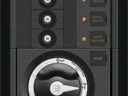 Blue Sea M-Series Dual Circuit Plus Vertical Panel Main + 3 Position Online Hot Sale