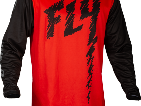 YOUTH F-16 JERSEY RED BLACK GREY YXL Online