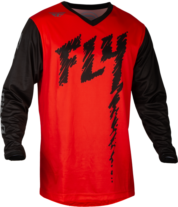 YOUTH F-16 JERSEY RED BLACK GREY YXL Online