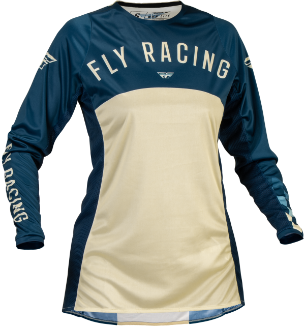 WOMEN S LITE JERSEY NAVY IVORY LG Discount