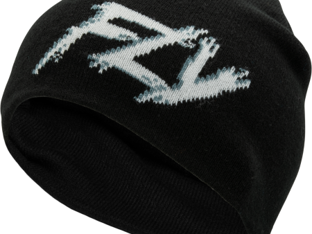 FLY FITTED BEANIE BLACK GREY Supply