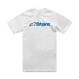 BLAZE 2.0 CSF TEE WHITE NAVY BLUE SM Online Sale