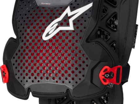 A-1 CHEST PROTECTOR ANTHRACITE BLACK RED  XL 2X For Cheap