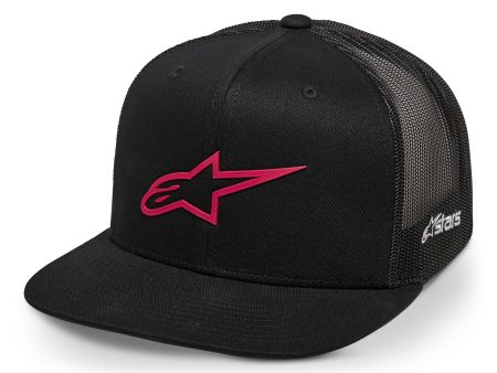 3D AGELESS TRUCKER HAT BLACK RED Discount