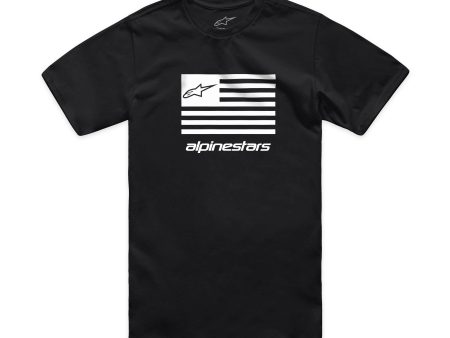 FLAG CSF TEE BLACK WHITE LG For Discount