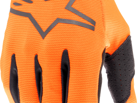 YOUTH RADAR GLOVES HOT ORANGE BLACK Y3XS Supply