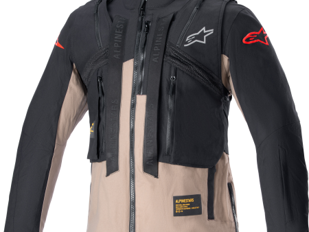 TECHDURA JACKET BLACK FALCON BROWN MD Sale