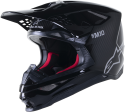 SUPERTECH S-M10 SOLID HELMET BLACK GLOSSY CARBON 2X Online now