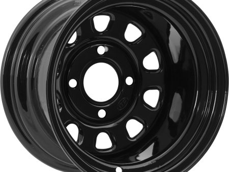 DELTA BLK REAR 12X7 2+5 4 110 Fashion