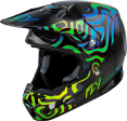 FORMULA S CARBON ZEN HELMET BLACK CARBON BLUE YELLOW XS Sale