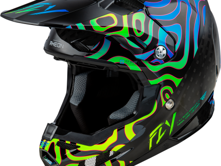 FORMULA S CARBON ZEN HELMET BLACK CARBON BLUE YELLOW XS Sale