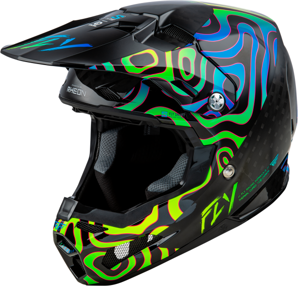 FORMULA S CARBON ZEN HELMET BLACK CARBON BLUE YELLOW XS Sale