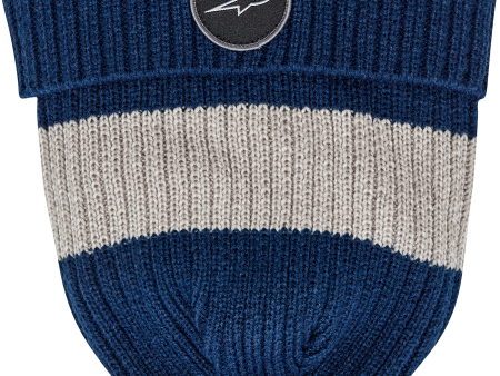 WARD BEANIE BLUE GREY Discount