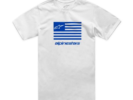 FLAG CSF TEE WHITE BLUE 2X For Cheap