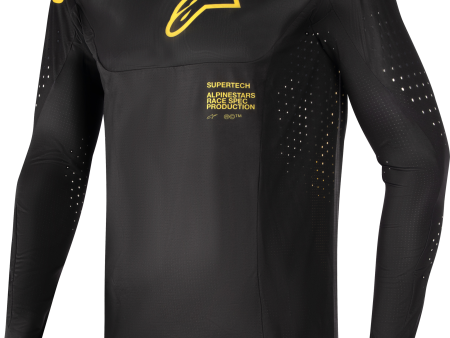 SUPERTECH WARD JERSEY BLACK YELLOW SM For Sale